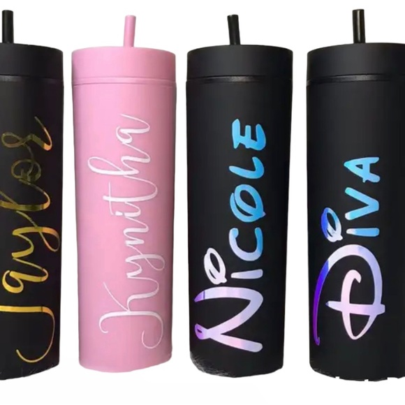 Personalized Plastic Skinny Tumblers - Picture 2 of 5